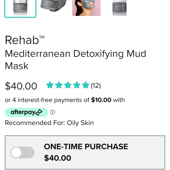 NIB CLARITY RX REHAB MEDITERRANEAN DETOXIFYING MUD MASK - Picture 4 of 11